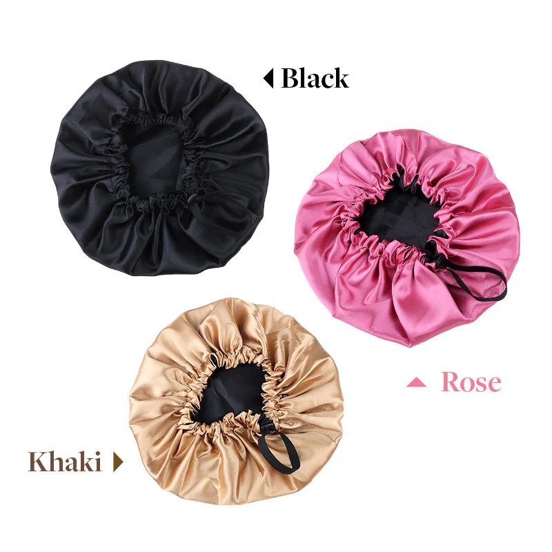 Double-side Satin Sleep Bonnet - Image 14