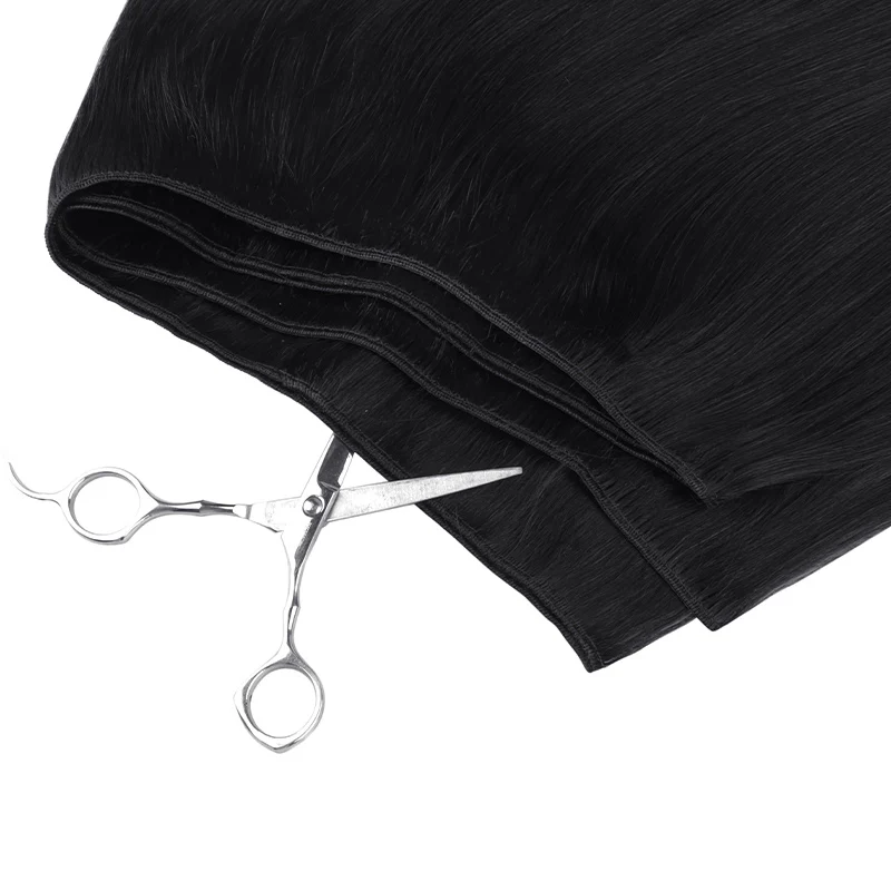 Silky Straight Undetectable Human Hair Extensions - Image 11