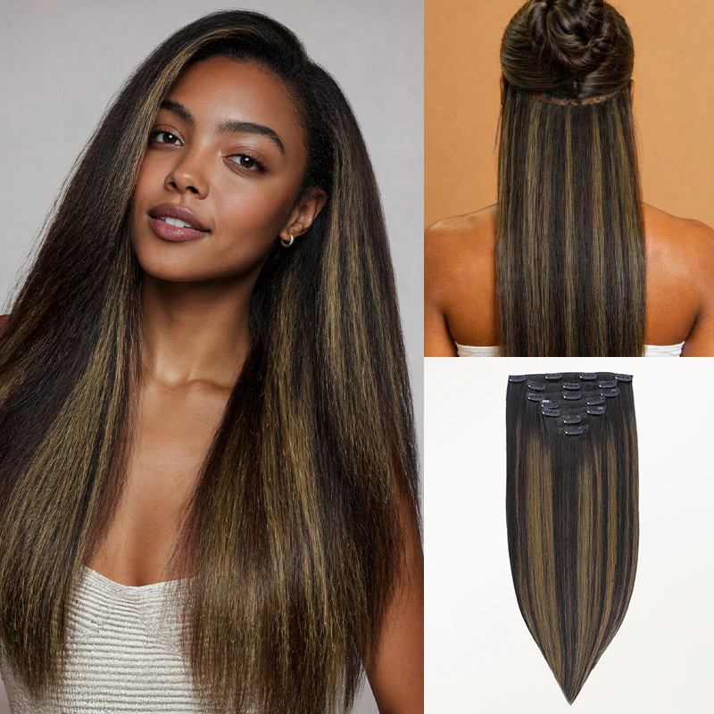 Silky Straight Undetectable Human Hair Extensions - Image 19
