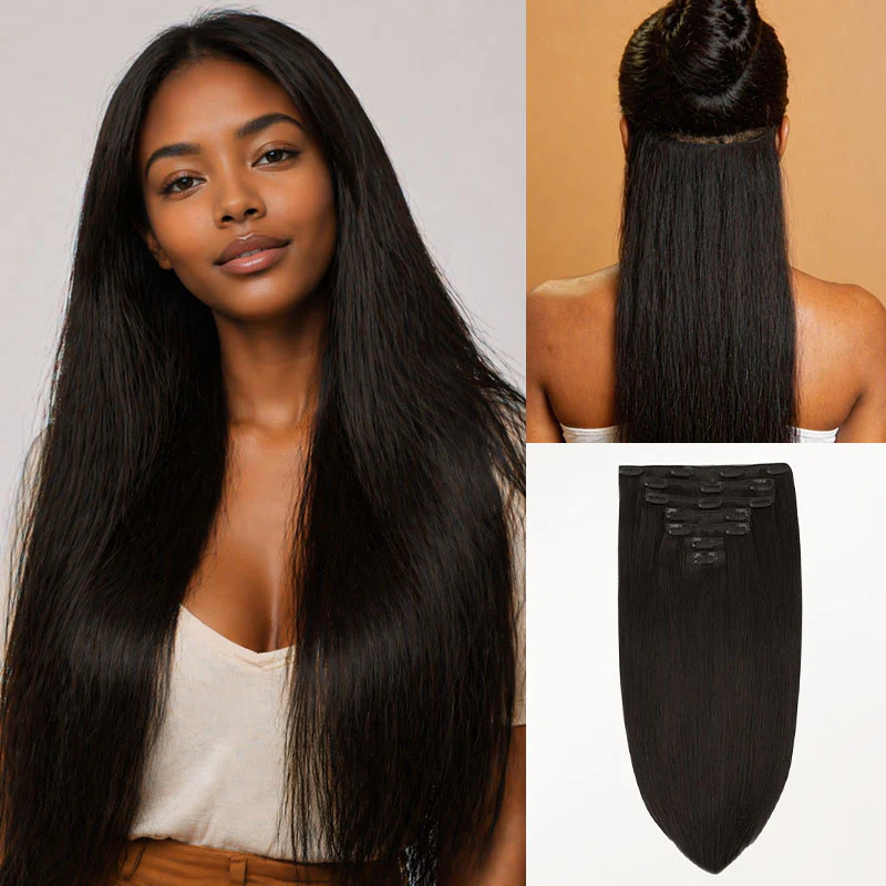 Silky Straight Undetectable Human Hair Extensions - Image 27
