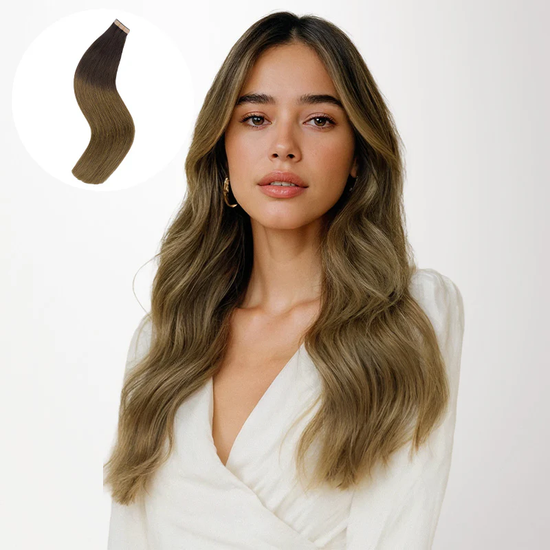 Tape-Ins Hair Extensions Balayage - Image 22