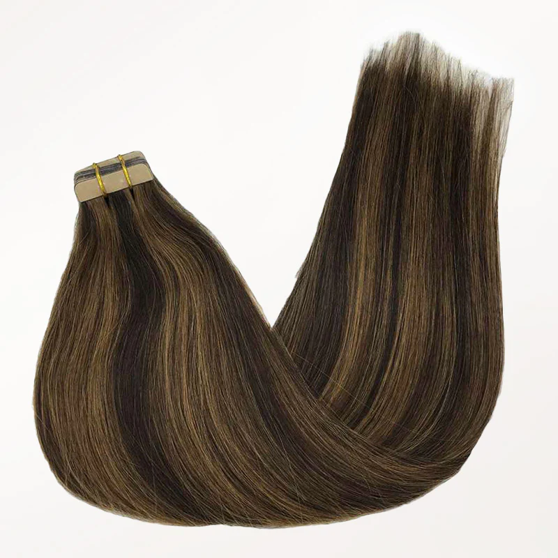Chestnut Brown Balayage (2/6) Tape-Ins 50g - Image 4