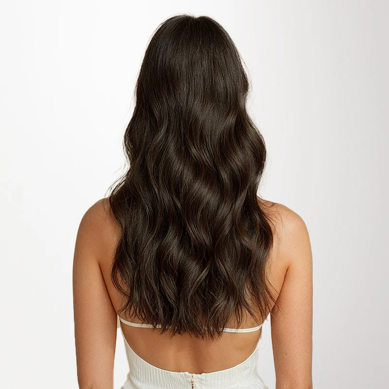 Tape-Ins Hair Extensions Brown Tones - Image 11
