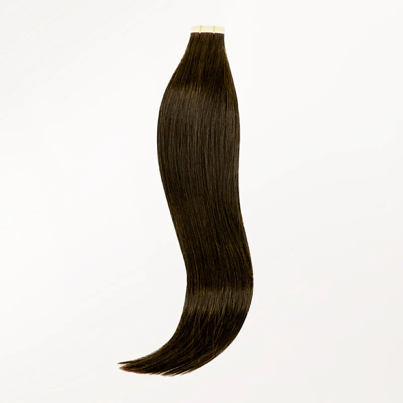 Tape-Ins Hair Extensions Brown Tones - Image 13