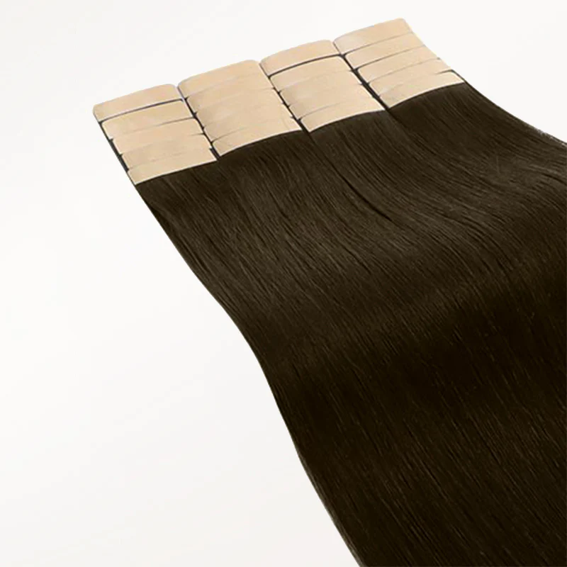 Tape-Ins Hair Extensions Brown Tones - Image 14