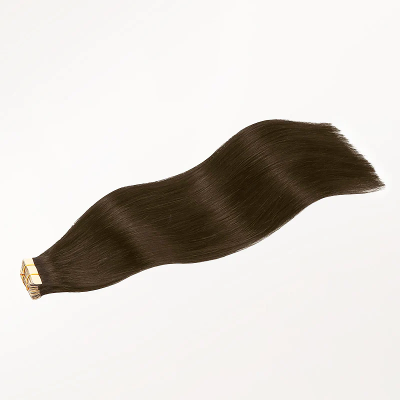 Tape-Ins Hair Extensions Brown Tones - Image 18