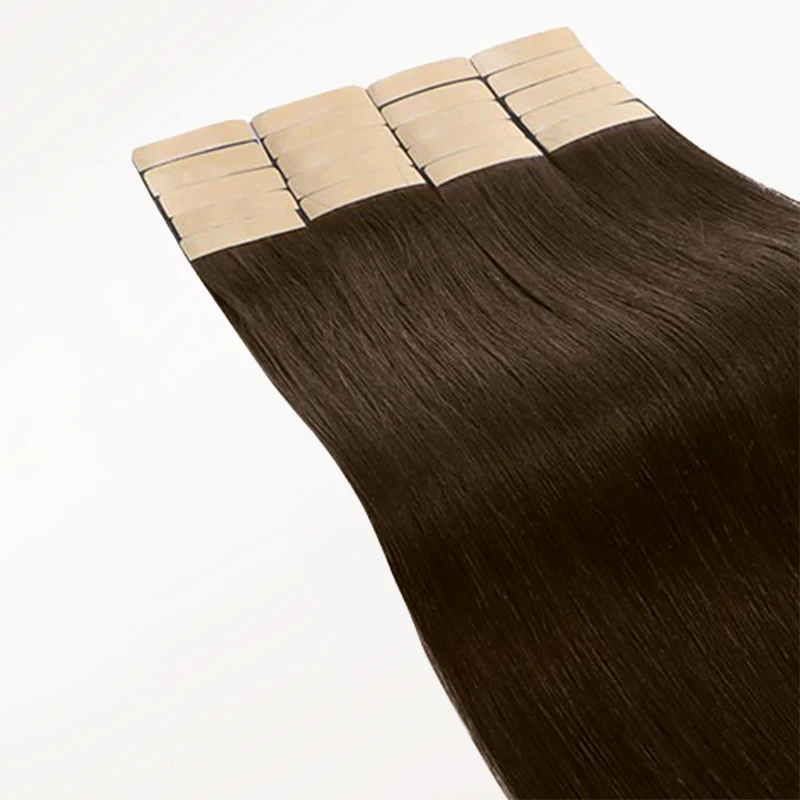 Tape-Ins Hair Extensions Brown Tones - Image 20