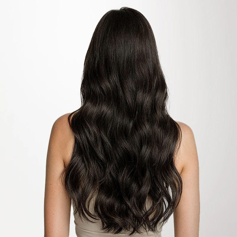 Tape-Ins Hair Extensions Brown Tones - Image 5