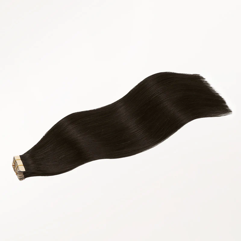 Tape-Ins Hair Extensions Brown Tones - Image 6